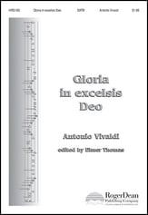 Gloria in Excelsis Deo SATB choral sheet music cover